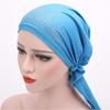 Dehnbarer Polyester Strass Beanie Kopftuch für Damen