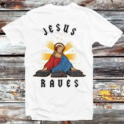 DJ Jesus Raves T-Shirt B595