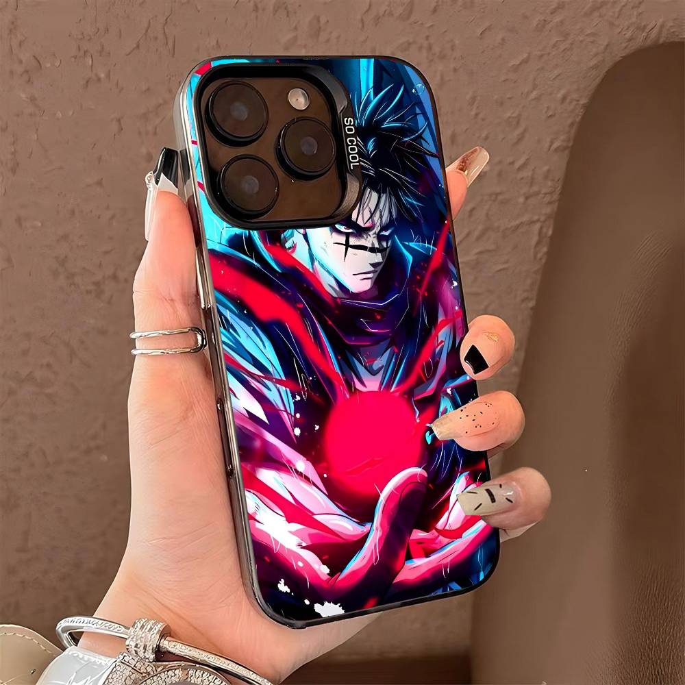 Jujutsu Kaisen Chos Phone Case for iPhone 17 17Air 16 15 14 13 12 11 Pro Max Plus Colorful Silver