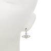 VIVIENNE WESTWOOD Earrings for Women Mini Bas Relief Drop Orb Crystal Earrings 62020025 02P116 Perfect Birthday Gift for Christmas Gift for Women - -