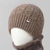 Middle-aged hat women's winter wool hat the elderly fleece warm knitted hat cotton