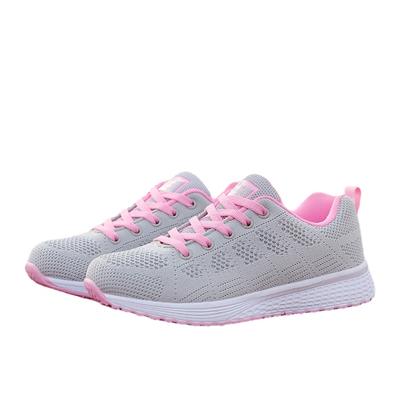 Pantofi Casual de Damă Modă Respirabili Mers pe Jos Plasă cu Șireturi Pantofi Plați Adidași Femei Tenis Feminino Pantofi Vulcanizați Albi