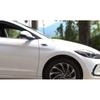 For Hyundai Elantra 2017- Style Chrome Front Side Vent Fender Cover Trim 2X