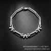 Hot-selling spring and summer new products, bow necklace, bracelet, stud earrings, women's fashion suit.