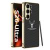Samsung S26ultra Elk Mobile Phone Case Electroplated Plain Leather Mobile Phone Case, High-end Men's and Women's Protective Case.