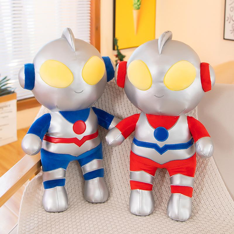 Plush Toy Ultraman Doll Large Boy Sleeping Pillow Rag Doll Superman Doll Children's Birthday Gift