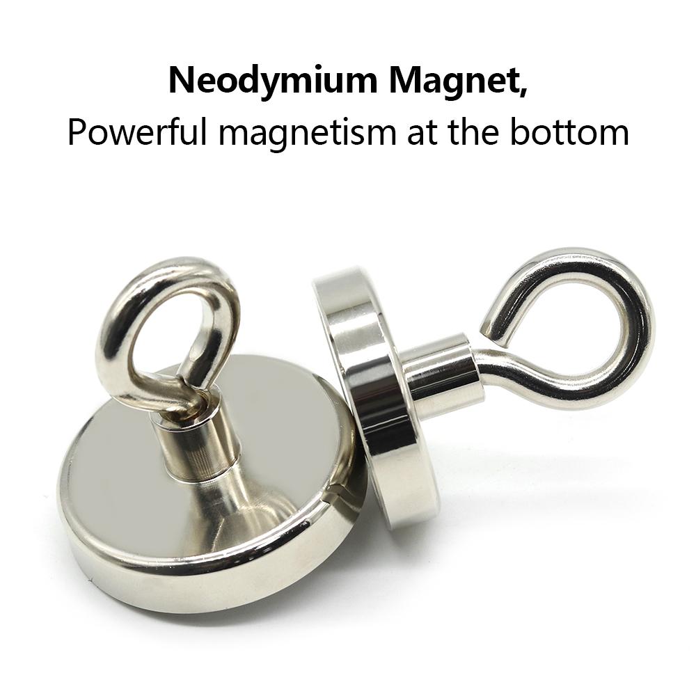 N52 Super Strong Neodymium Fishing Magnets Hooks Salvage Magnets Neodymium Magnet Searcher Powerful Neodymium Magnet for Fishing