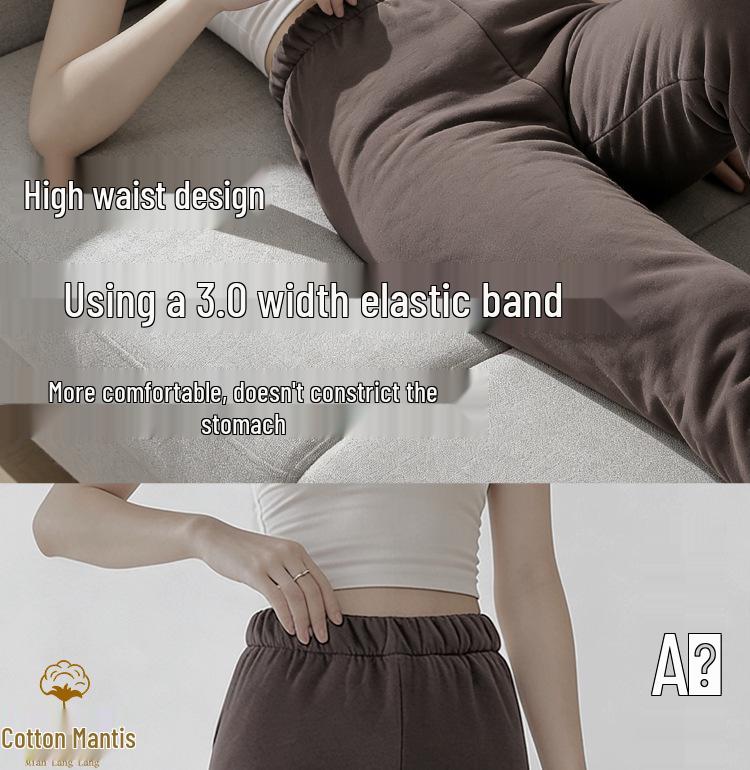 Winter Women's Hand-stitched Cotton Warm Pants - Thickened Old Cotton for Health and Comfort