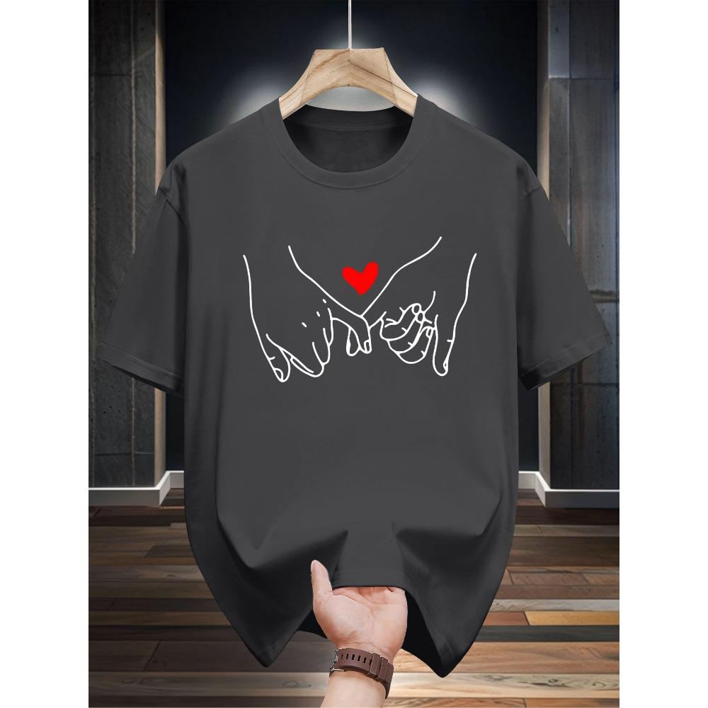 Short Sleeve T-Shirt Casual Round Neck Breathable Summer Casual Attire Suitable for Summer Events Minimalis