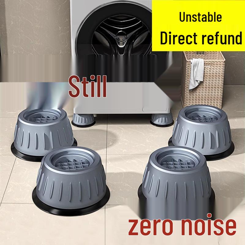 Universal Washing Machine Stand with Anti-slip, Anti-vibration Lifting Support Pads