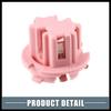 2 Pcs Rear Tail Light Lamp Bulb Socket No.A2108260082 for Mercedes-Benz E320 1996-2002 W210 for W220 S430 S500 2000-2006 Plastic Pink Durable