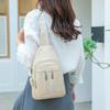 Soft Leather Chest Bag Women Crossbody Bag Large Capacity Shoulder Bag