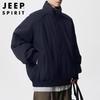 JEEP SPIRIT Herren Kapuzen-Stepp-Bomberjacke
