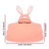 Cute Pop Doll Bath Towel Blanket Fit 10-14 Inch American&43 Cm New Born Baby Doll Accessories Rabbit Ear Hugging Blanket Gifts
