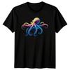Octopus Ocean Life Animals Kids T-Shirt Vibrant Marine Creature Tee
