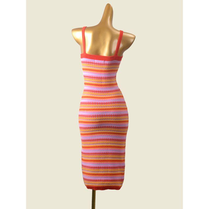 Imported Colored Yarn Sling Vest Skirt Women Outer Wear Design Temperament Foreign Trade Inner wear Base Gyaru Hip Skirt