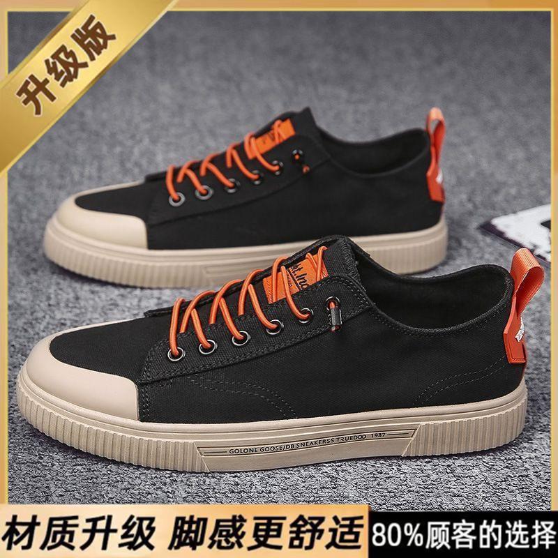 Низкие парусиновые туфли Дышащая мужская обувь Модная обувь Весенние новые туфли — фото 7