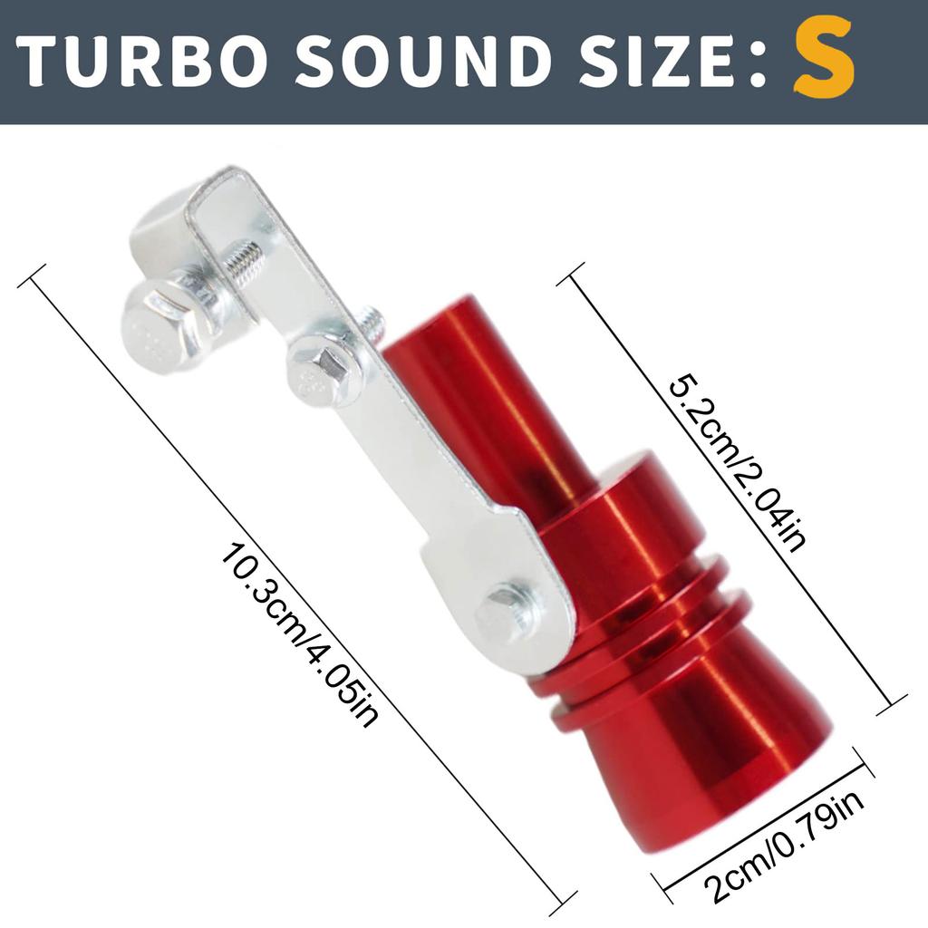 Aluminum Alloy Universal Turbo Sound Exhaust Muffler Pipe Whistle Car, Motorcycle,Truck Roar Maker