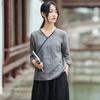 Hanfu Women Can Wear Daily for Adults Imitation Cotton and Linen Ethnic Style Ethnic Women's Clothing