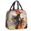 Pattern Insulated Lunch Box for Women Warm Cooler Thermal  Bag Kids School Children Food Picnic Container Tote