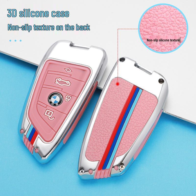 Compatible Key Case for BMW 2021: 3, 5, 7 Series, X1, X3, X4, X5, X7, 525Li, and Ix Models