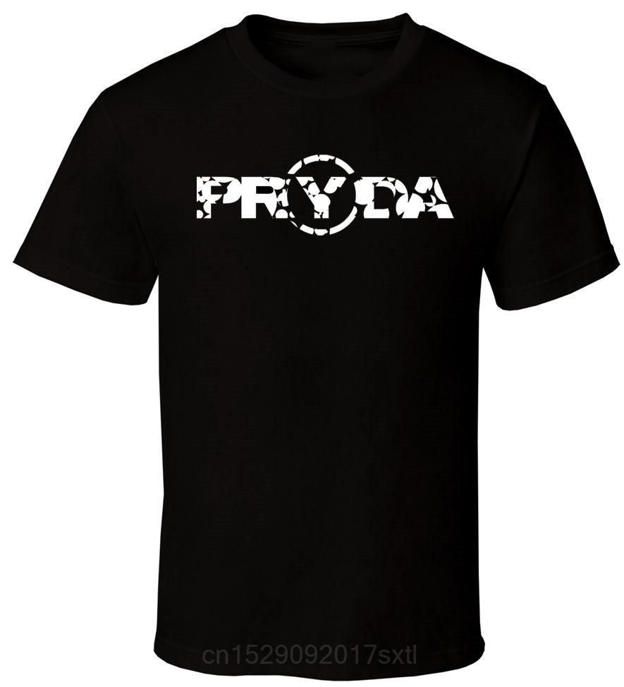 Pryda Zwart T-shirt Eric Prydz Edm Edc Rage Vegas Rave Plur Dj Nieuwe Streetwear T-shirt 100 T-shirt Tops Groothandel