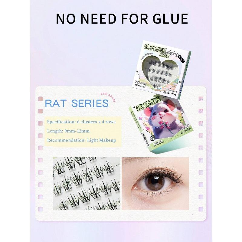 

Накладные ресницы серии «Животные» без клея, Долговечные, Высокая вязкость, Подкрученные, Натуральные и легкие накладные ресницы