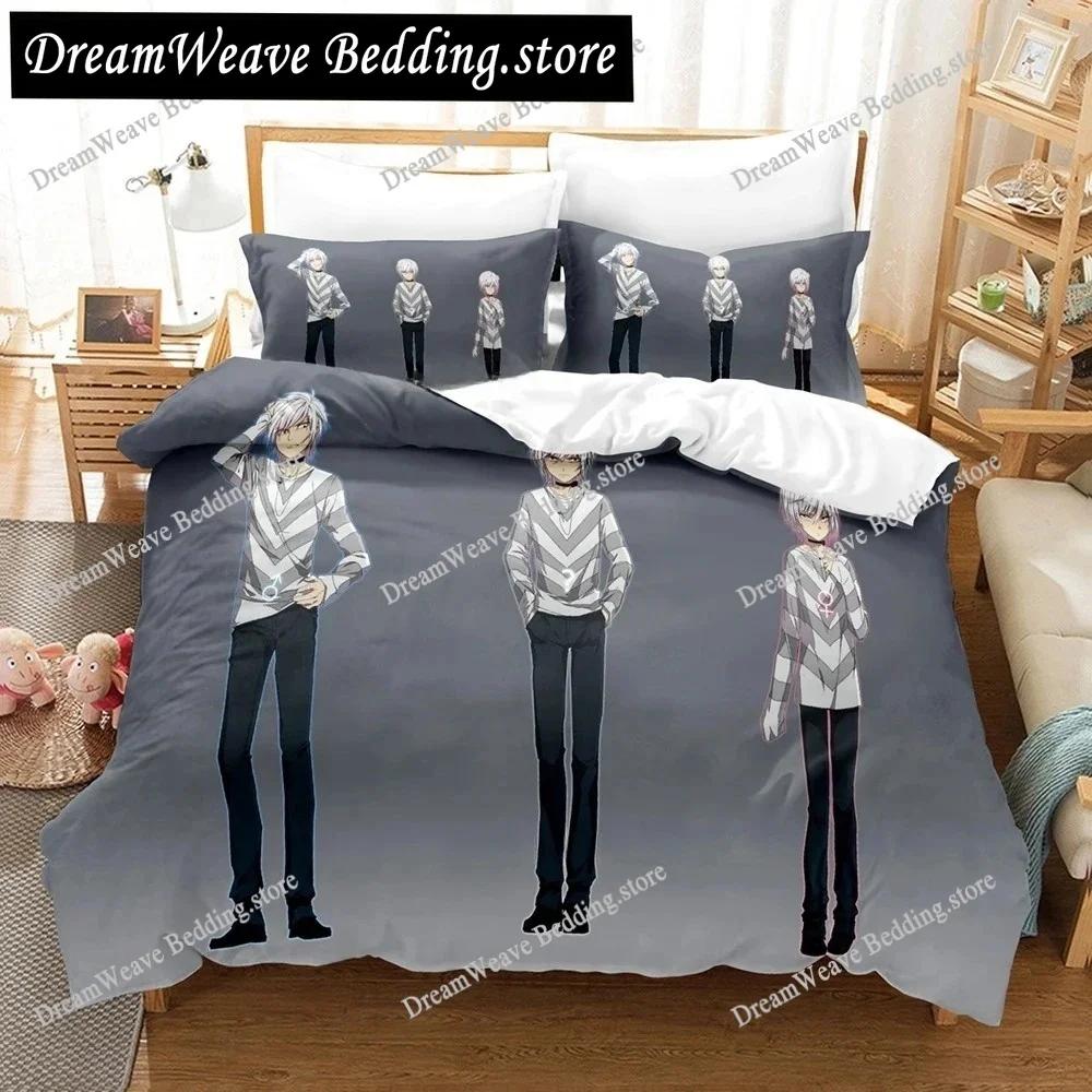 Fashion Anime A Certain Scientific Accelerator Bedding Set Single Twin Full Queen King Size Bed Set Adult Boy Bedroom Duvetcover