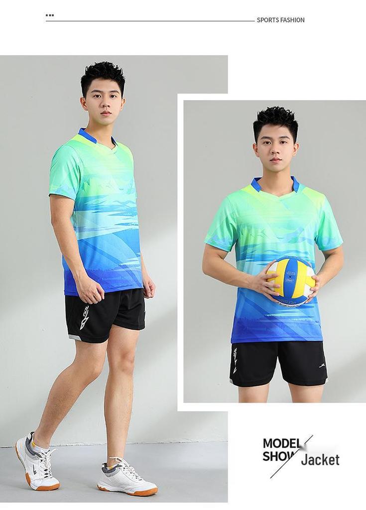 Unisex Quick-Drying Breathable Badminton and Volleyball Sportswear