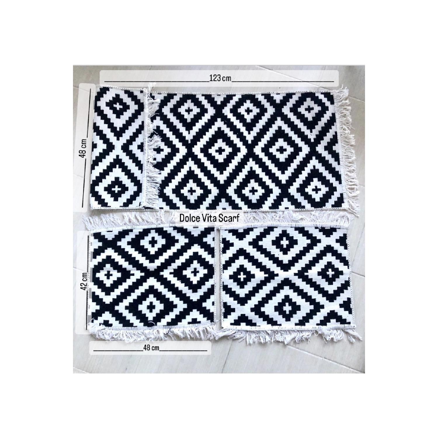 

Тканый автомобильный коврик, чехол для автомобильного сиденья, 3 шт. чистый