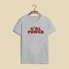 Premium Quality Casual T-shirt Featuring Girl Power Message For Confident Femmes