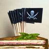 100 Stück Zahnstocher-Fahnen Käsemarker Beschriftung Markierung für Party Kuchen Essen Käseplatte Vorspeisen Sandwiches