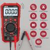 2000 Counts Digital Multimeter and 11PCS Silicone Multimeter Test Leads Kit