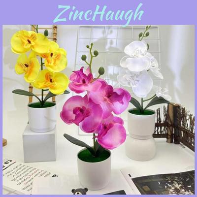 Butterfly Orchid Synthetic Flower With Silk And Plastic Materials For Indoor Events And Photography