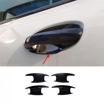 For Mercedes-Benz GLC - Black ABS Exterior Outside Door Bowl Cover Trim