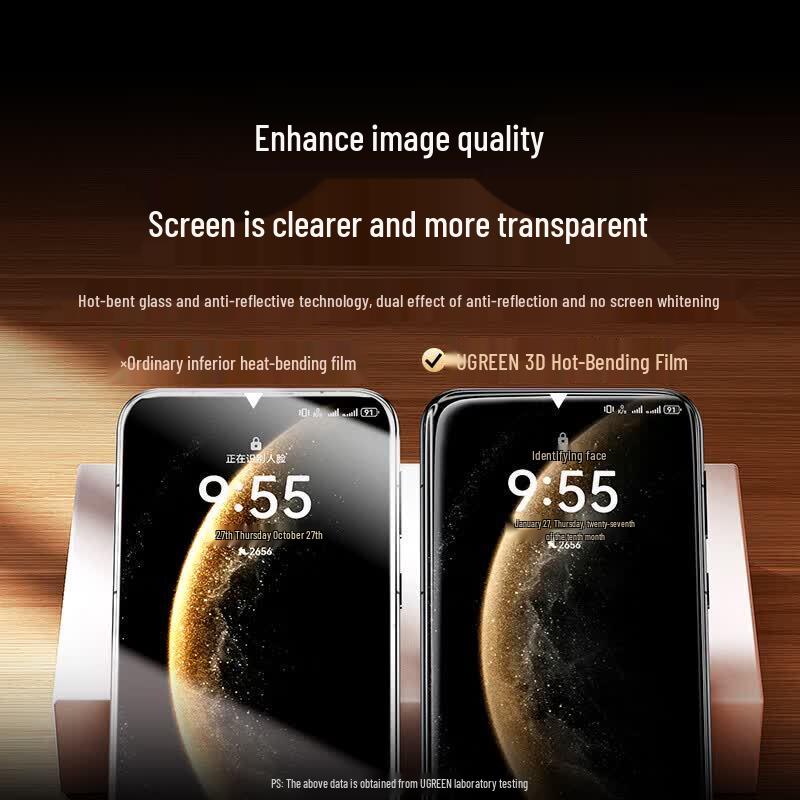 UGREEN 3D Curved Tempered Glass Screen Protector for Huawei Mate 70 Pro