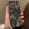 Classic Camouflage Muted Green Gray Tones Tough For iPhone 16 15 14 12 13 11 Pro Max XR XS MAX 7 8 PLUS MINI Cool Y2K Cover
