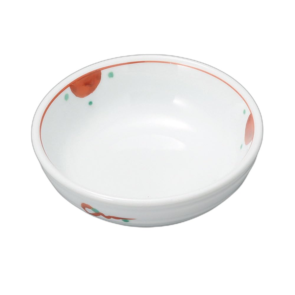 Mini Red Flower Round Bowl x Small Bowl [9.3 3cm]