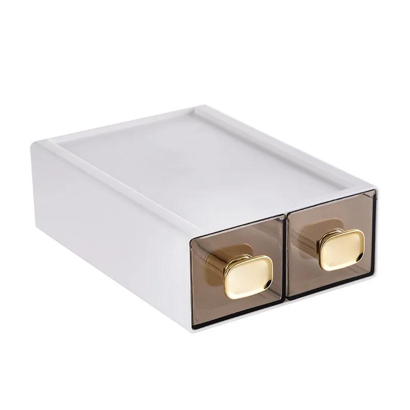 Stackable Storage Drawers Desktop Storage Box for School Office Sundries Stationery Storage Home Storage Supplies Organizer