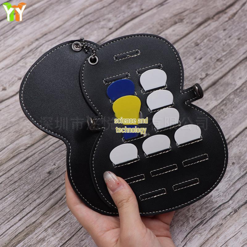 Embroidered Guitar Pick Storage Case - Creative Design Pick Bag