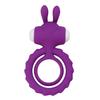 Unisex Double Vib Powerful Soft Silicone Dual Vibrating Cock Ring Penis Ring Double Rings for Couples Enhancing Harder Erection