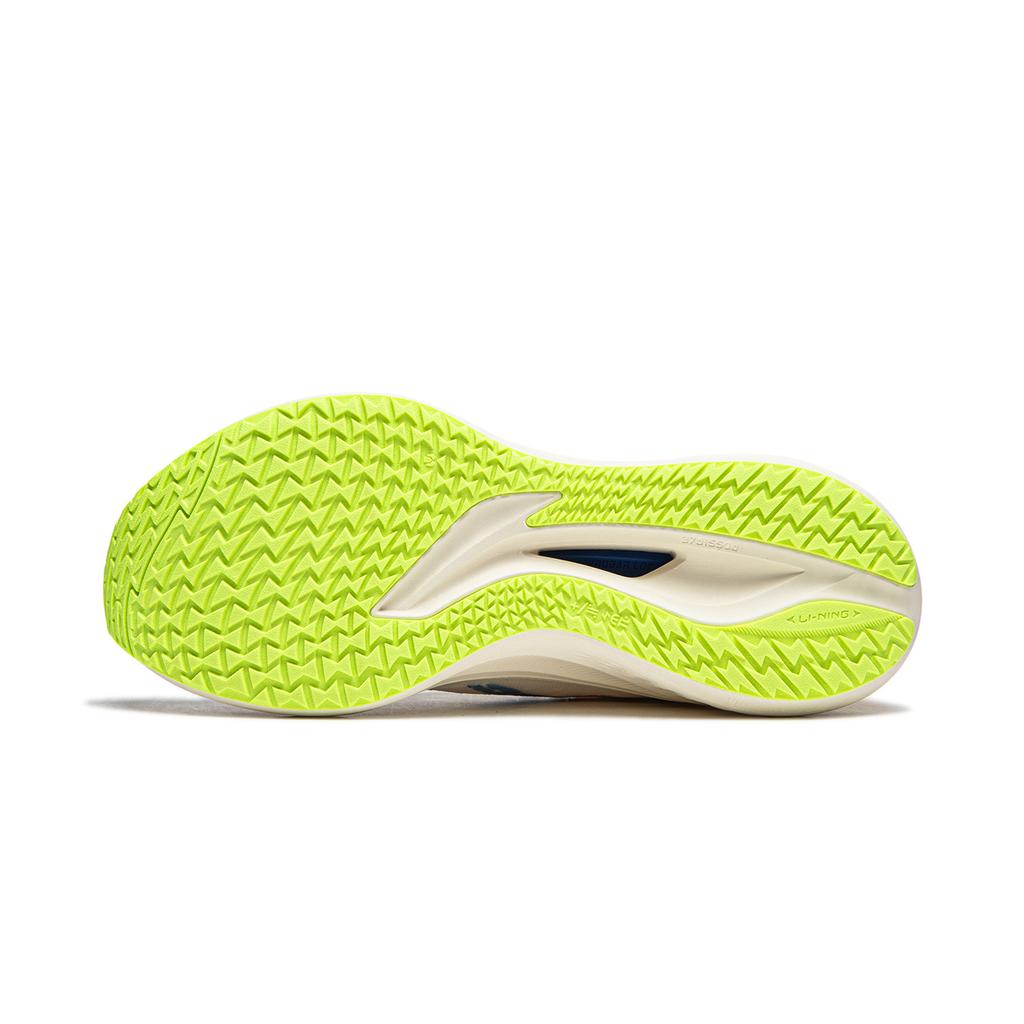 New LiNing Red Hare 7 Cushioning Abrasion Resistant Lightweight Low Top Training Racing Running Shoes Women's Ecru ARPV024-5