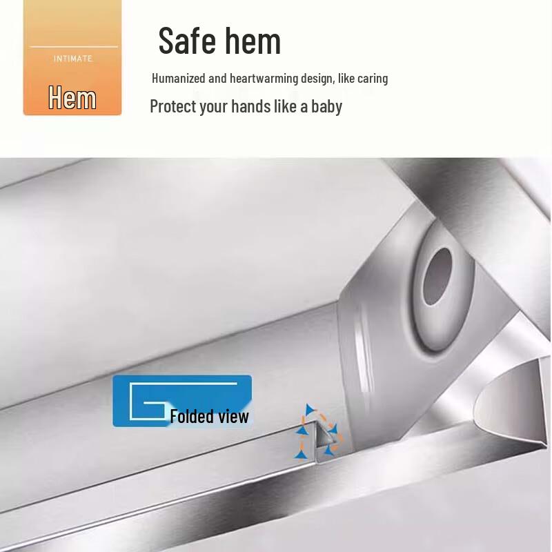 Beifu 3-Layer Stainless Steel Kitchen Shelf