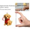 2025 Labrador Advent Calendar 24pcs 2D acrylic holiday cute dog ornaments Christmas tree 2D flat Dog pendants Christmas gift