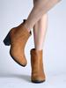 Shoetopia Womens Ankle Comfortable Boots  || Zip Platform Boots Casual & Street Style Footwear