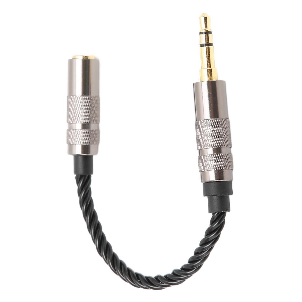 Lossless Sound Headphone Jack Conversion Cable 4 Strands of Stranding Cable  Music Listening