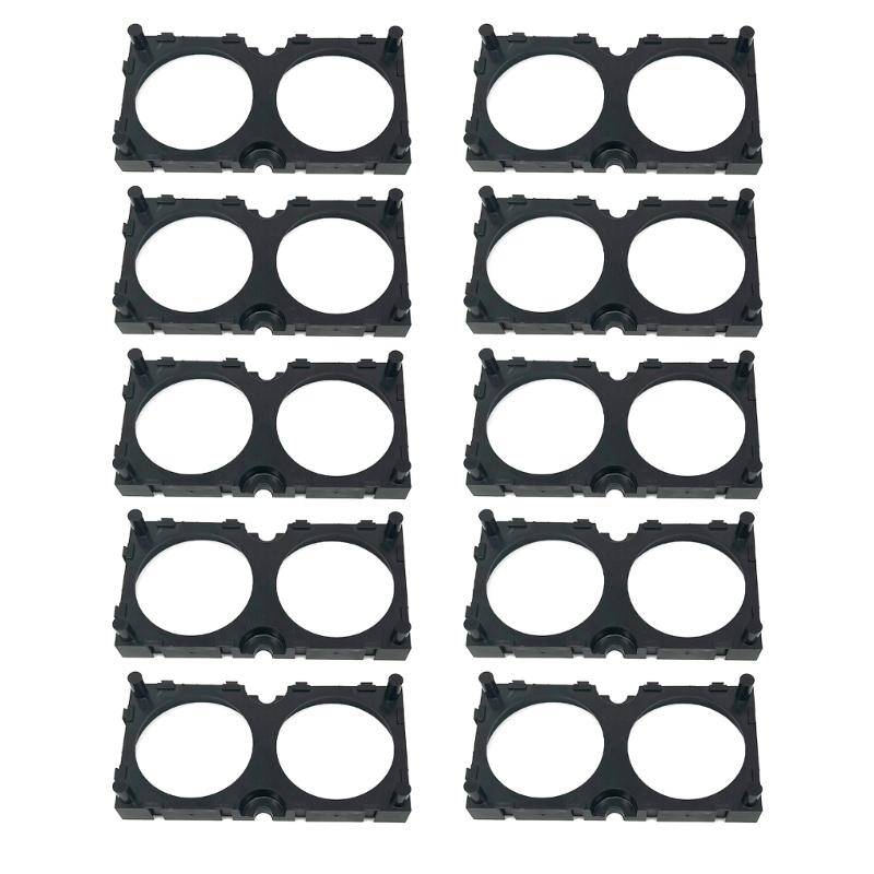 Packung mit 10 46160 Lithium-Batteriehaltern, Zellabstandshalter, Lithium-Batterie-Stapelregal für zylindrische Batteriepacks