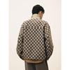 Veste à revers en PU pour homme GXG