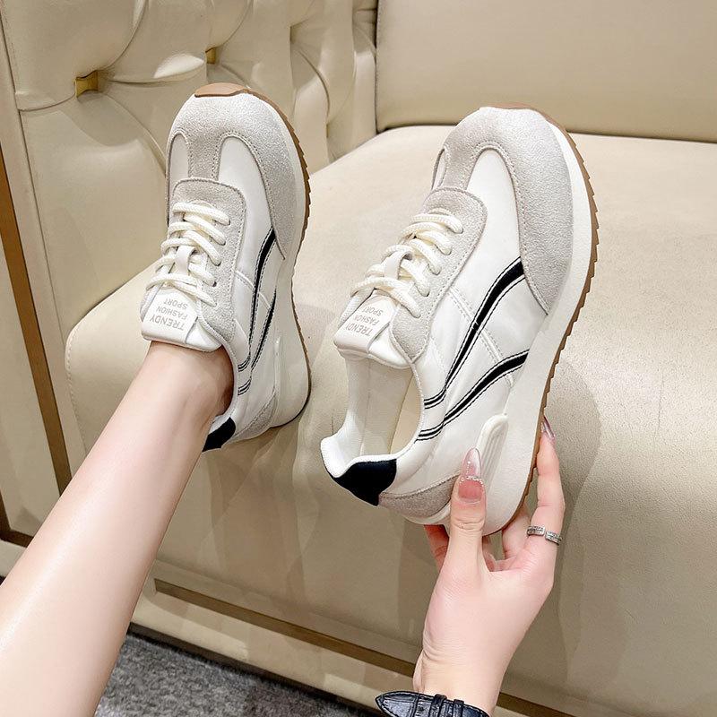 thick-soled German training shoes spring and summer new color matching Forrest Gump shoes sports and leisure shoes dad shoes