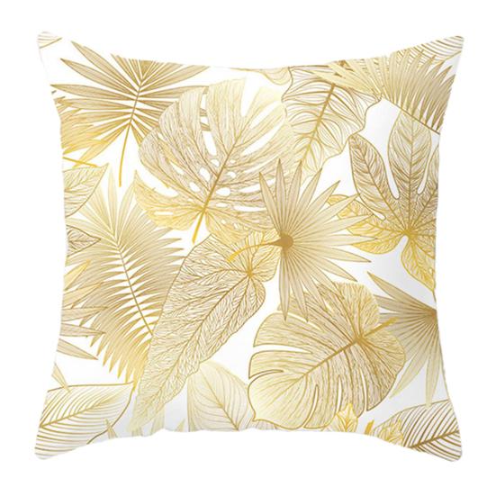 

Наволочка с узором «Золотой лист», износостойкая, мягкая, модная, супер наволочка для гостиной G